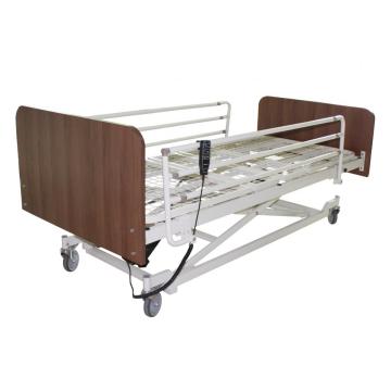 Adjustable angle electric nursing bed