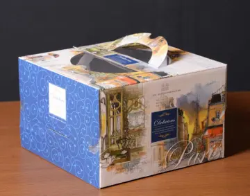 White cardboard Paper Boxes for Food