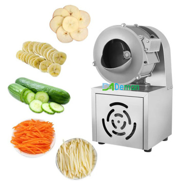 Commercial Electric Multi-Function Vegetable Cutting Machine: Potato Slicer, Shredder, Onion, Garlic, Ginger Cutter