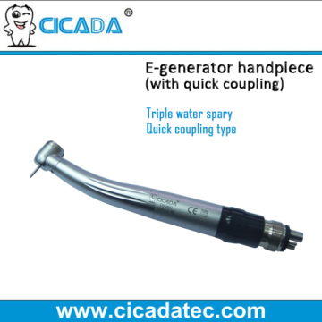 Dental High Speed E-Generator Quick Coupling Handpiece