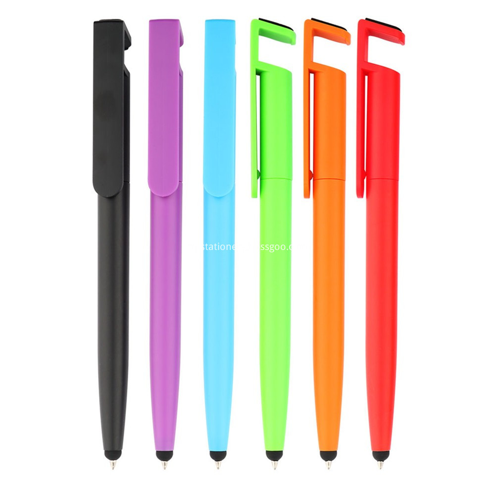 Mobile Phone Holder Stylus Cleaner Pen
