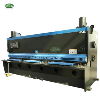 8X3200 Motor Hydraulic Guillotine Shearing Machine with ESTUN E21s Control and Plate Processing