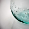Recycelte grüne Blase kleine Mini -Blütenglasvase