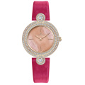 Luxury Rhinestone Mother Of Pearl Quartz Women's Watch