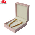 Caixa de presente de jóias rosa conjunto para mulheres