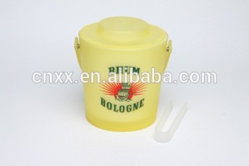 small ice bucket and Tongs