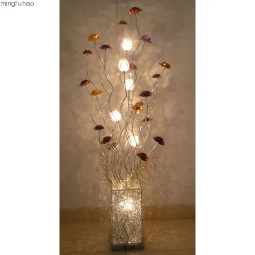 New hand-weave aluminum floor lamp