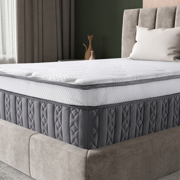 Factory Direct Sale: Knitted Fabric 5 Zone Pocket Spring Gel Memory Foam Mattress In A Box