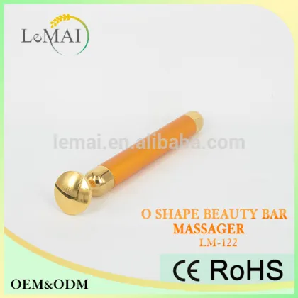 Portable O-shape Face Lift Beauty Bar 24k Gold Facial Massager Makeup Wholesale Beauty Supply