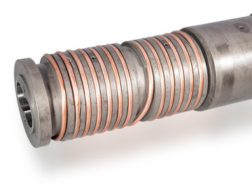 Nitrided Barrel Twin Screw Barrel with Cooling Tube