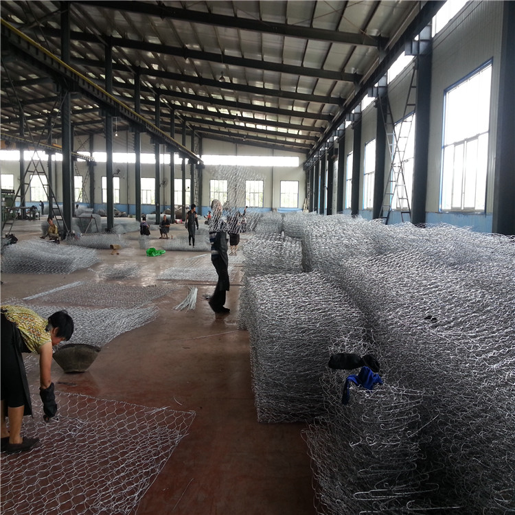PVC coated hexagonal gabion gabion boxes for river