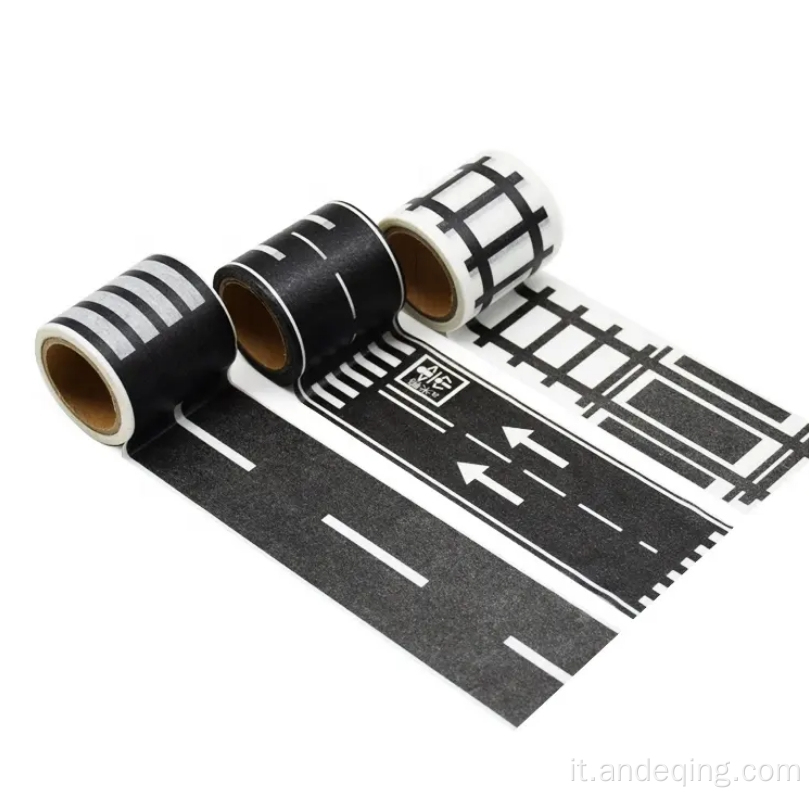 Auto giocattolo impermeabile Creative Road Tape decorativo