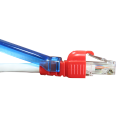 Patch cord facile con strumento mano blu