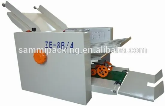 4 folding plate automatic Paper Folding Machine ZE-9B/4