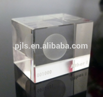 Beveled Rectangular Crystal Block,Glass Rectangle