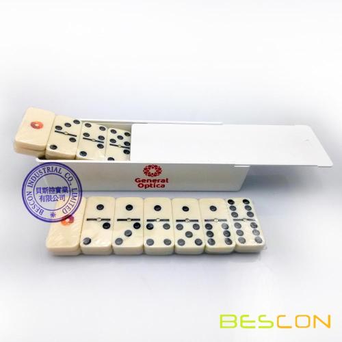 Plastic Box Packing Cheap Domino Set with Custom Printing