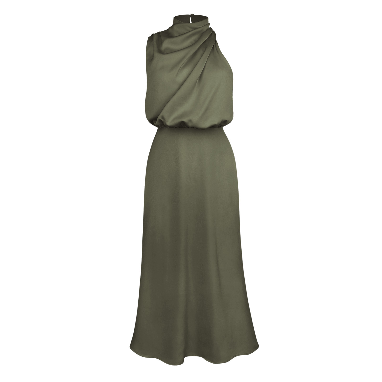 Custom Sexy Midi Dress One shoulder