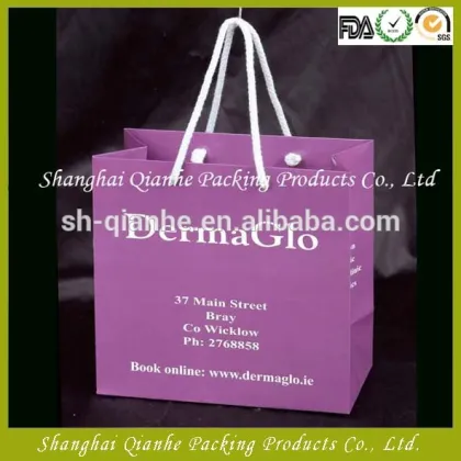 branded paper gift bag