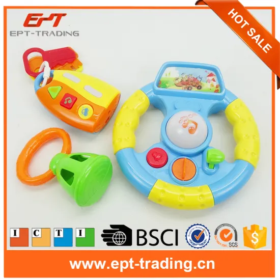 Baby Music Toys Steering Wheel hand bell Combination Sets Toy