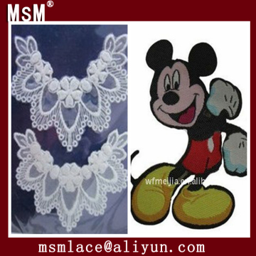 2015 New style chemical lace applique / iron on patches whosale