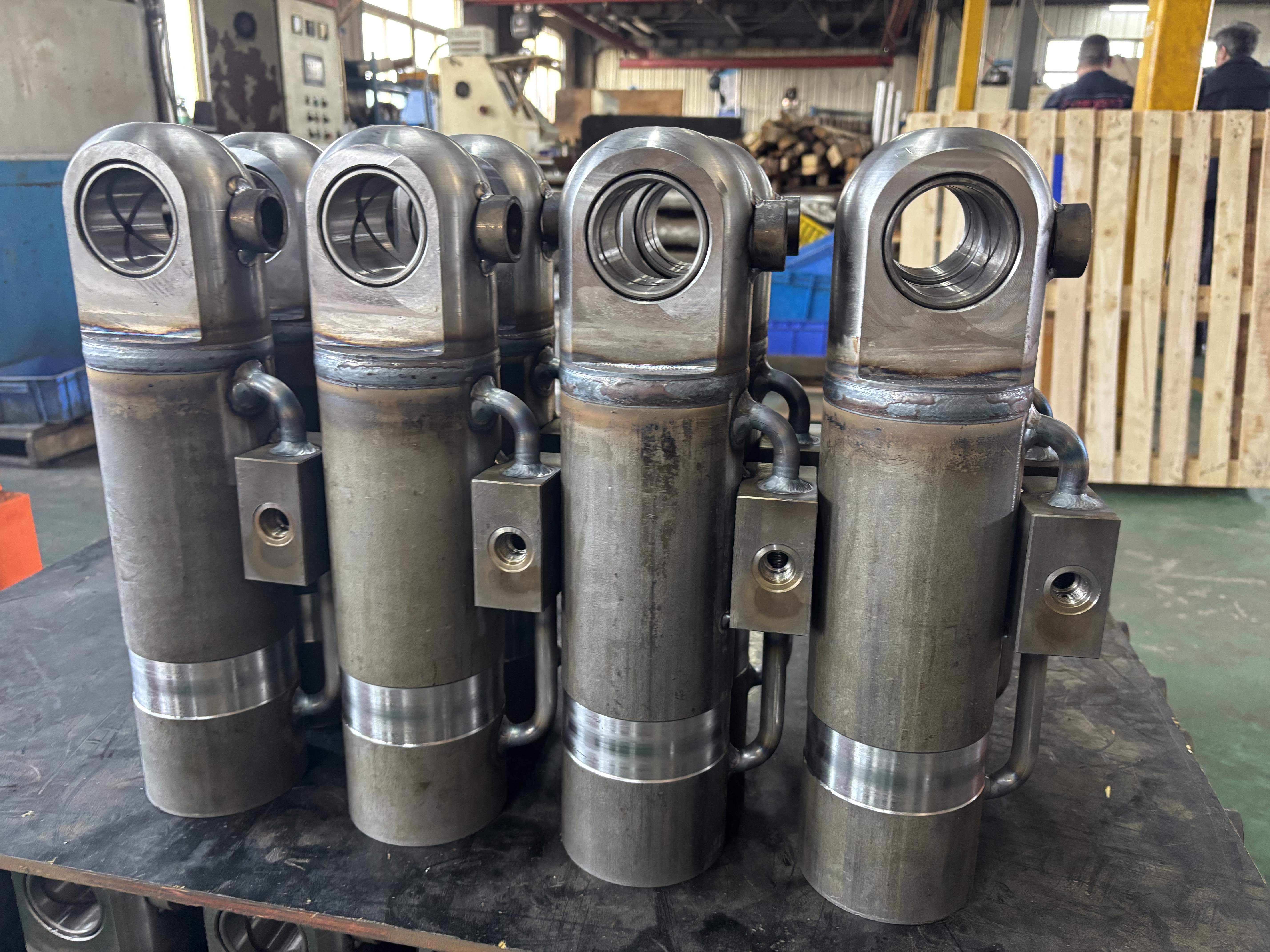 Grab wooden oil cylinder