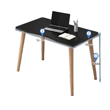Modern Gaming Desk with Wooden Frame, Pop Design, and Human Body Curve Conformity for Comfortable Computer Work and Gaming
