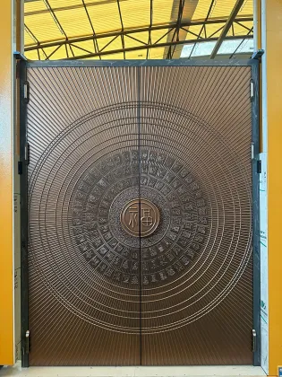 Main entrance doors and aluminum entrance doors