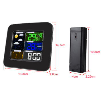Magnetic Wall Mount Weather Clock with Forecast Predictor