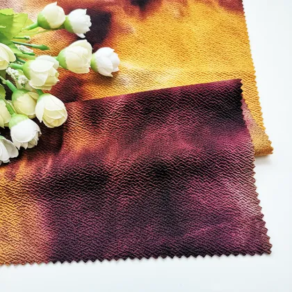 96% Polyester 4% Spandex Tie Dye Liverpool Jacquard Fabric - New Hot Sale