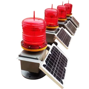 China Air Cargo LED Strobe Warning Beacon for Aviation Obstruction Lighting AC 220V and Solar