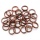 Goldstone 6T Stone Band Rings for Women Men Healing Chakra Stackable Ring Balance Energy