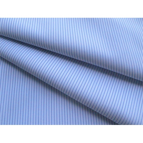 Jacquard Liquid Ammonia Färdig Garn-färgad Tyg till Shirt