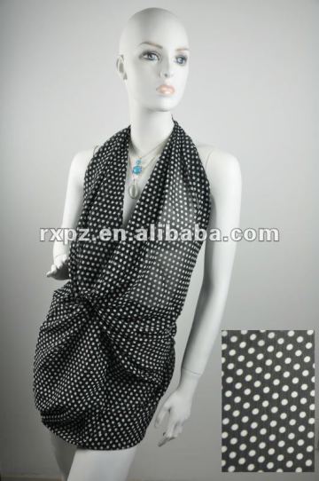 75D Crinkle Chiffon Printed different types of chiffon fabric prints