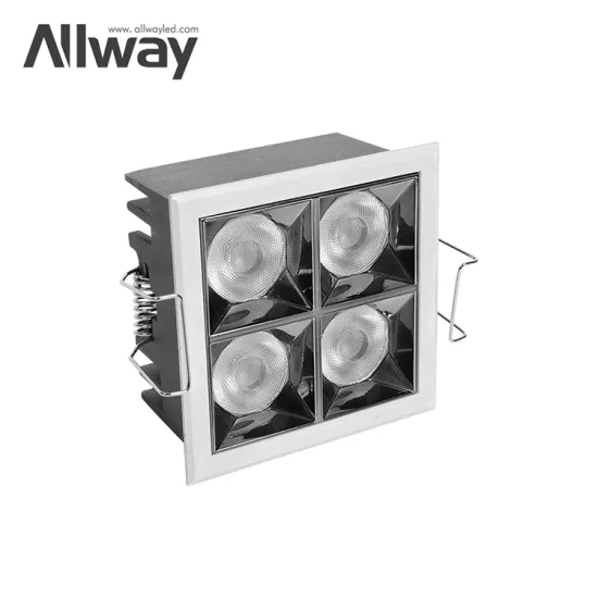 Adjustable Downlight: New Design CCT Rectangular Commercial LED Recessed Linear Ceiling Lamp