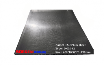 Black ESD PEEK Sheet (NGM-K6B)