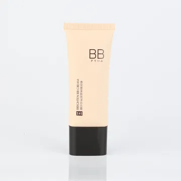 Competive price plastic packaging oval flat BB cream empty tube for cosmetic
