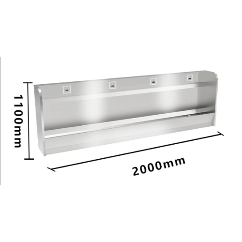 Edelstahl -Induktions -Urinal