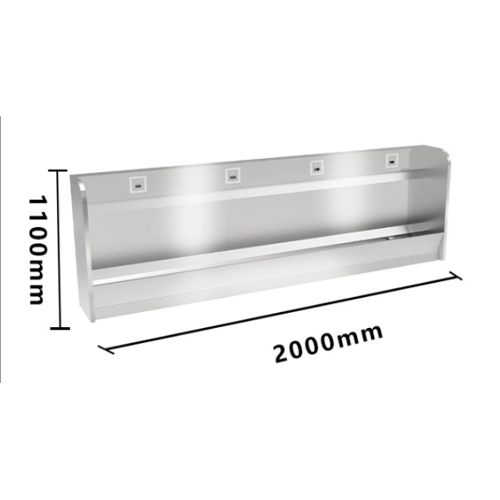 Edelstahl -Induktions -Urinal