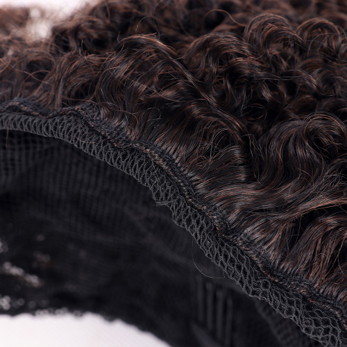 Alileader Recommend 90g 9.8inch Puff Afro Curly Deep Wave Drawstring Passion Twist Ponytail Clip In Hair Extension