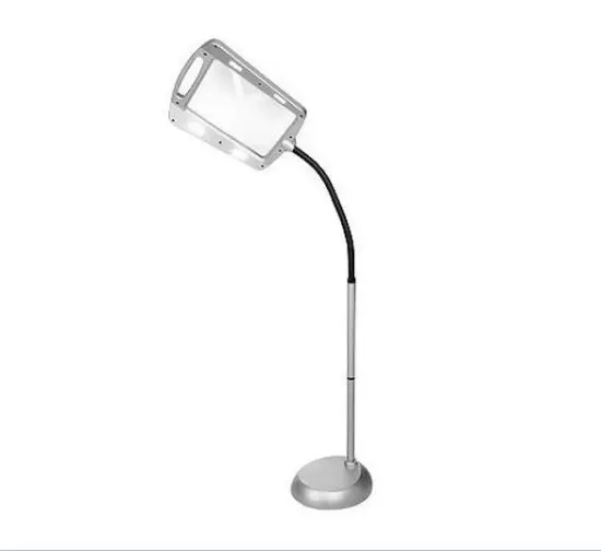 Balanced Spectrum Lighted Magnifier Floor Lamps