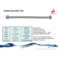 Flexible braided hose/knitted hose