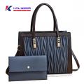 2 in 1 Mode Leder Brieftasche und Handtaschen