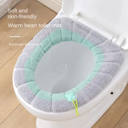 Four Seasons Universal Fleece-Lined Toilet Cushion