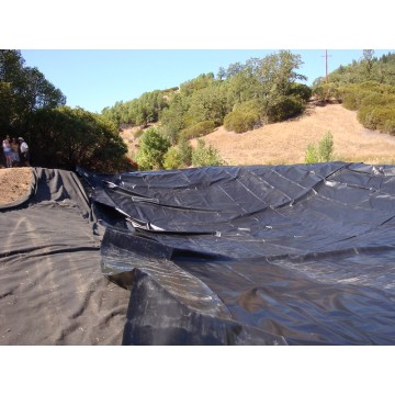 Liner de piscina de 500 micras de geomembrana de polietileno HDPE