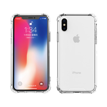 Transparente de 1,5 mm de acrílico à prova de choque Hard PC TPU Capa para iPhone 14/13 Pro Max