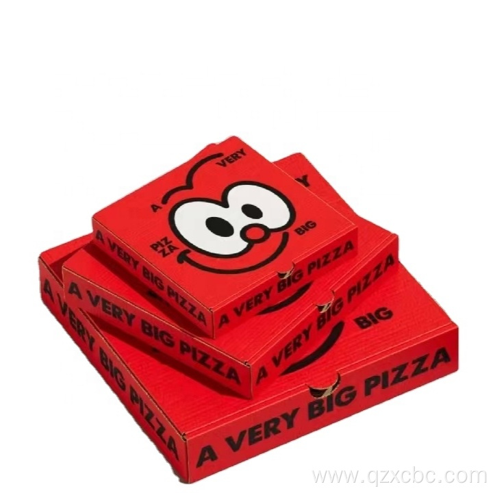 environmental protection pizza box various sizes corrugated