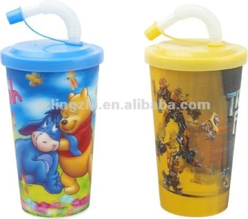 2012 newest 3D design 600ml children straw cup