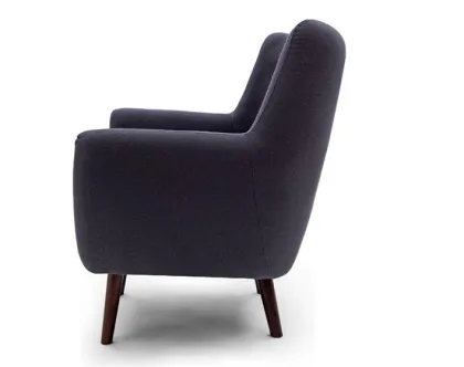 Nordic household solid wood leisure poets sofa