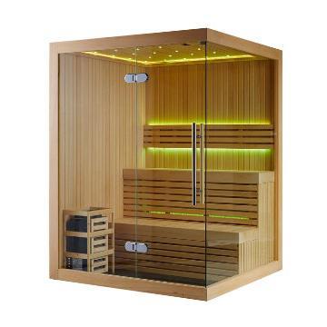 Luxury African Ayous White Wood Sauna Wooden House