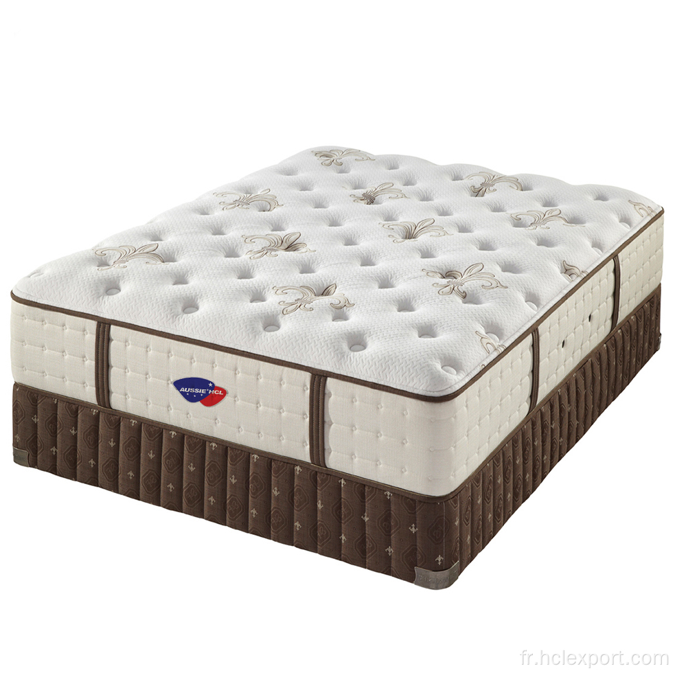 bien endormi Matelas de printemps en mousse à mémoire de mémoire double